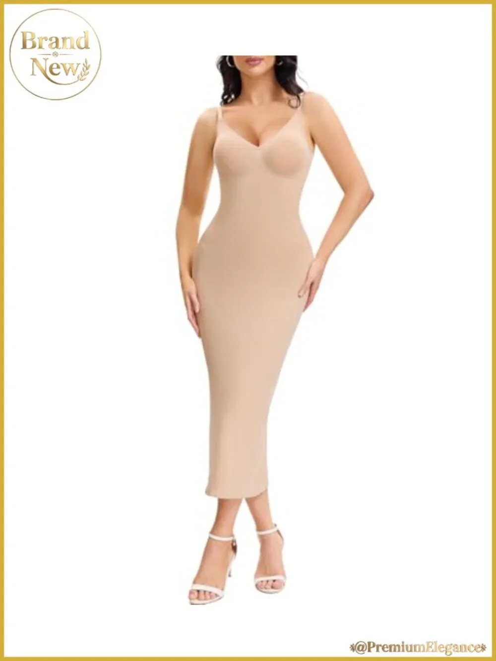 Tummy Control Shapewear Slip Dress for Women Seamless Full Body Shaper